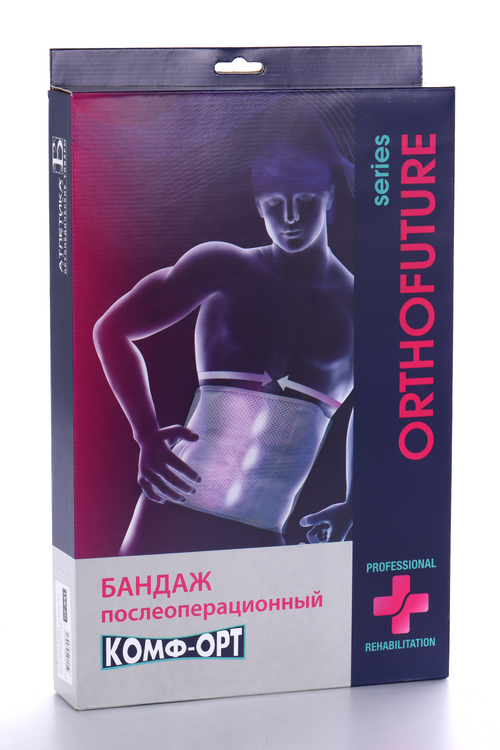 Бандаж Комф-Орт Orthofuture OF-640 послеоперационный широкий прямой р 3