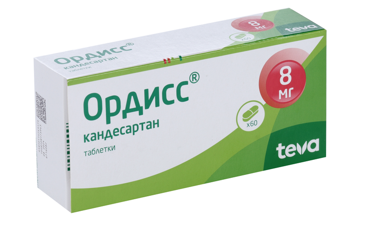 Ордисс 8 мг, 60 шт, таблетки