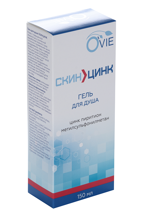 Гель Ovie СкинЦинк д/душа, 150 мл