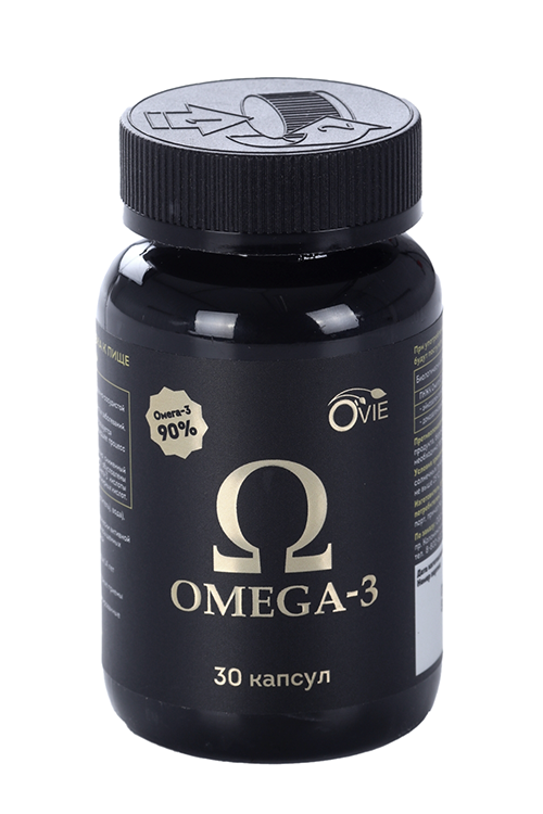 Омега-3 90% Ovie (с 14 лет), 1 300 мг, 30 шт, капсулы