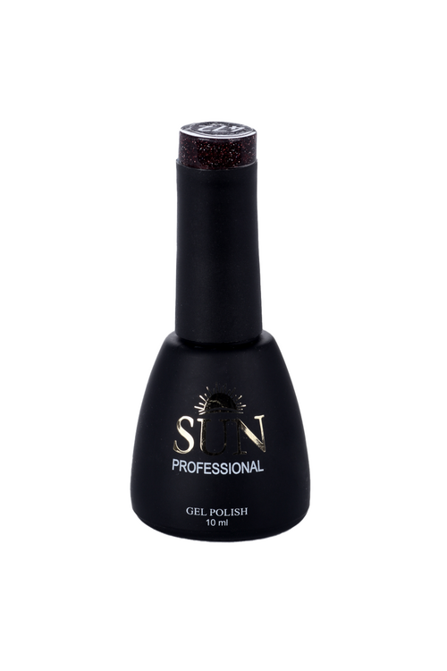 Гель-лак SUN Professional д/маникюр/педикюр светоотраж №472 коричнево-красный 10 мл