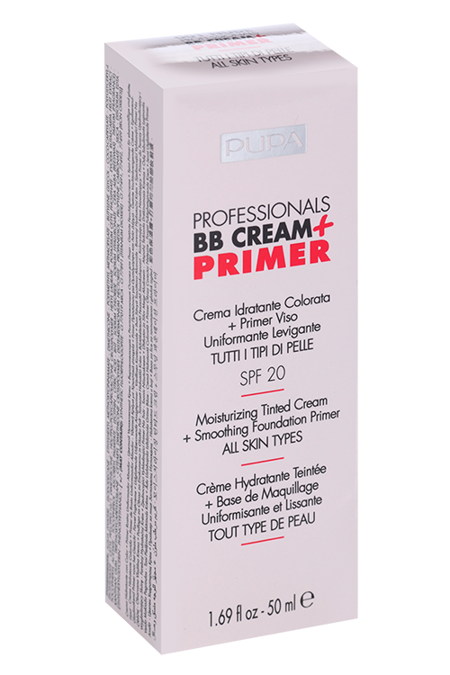 ВВ-крем Pupa Professionals BB-Cream + Primer д/лица №001 Nude 50 мл