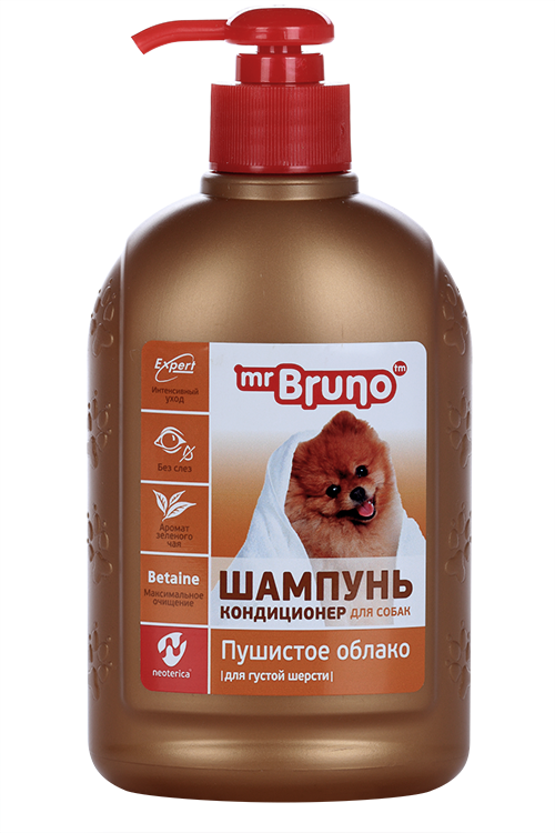 Шампунь-кондиционер Mr Bruno д/собак пушистое облако 350 мл