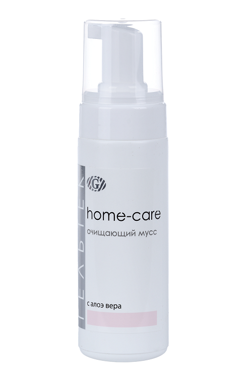Мусс Гельтек Home care д/лица очищающий с алоэ вера, 150 мл