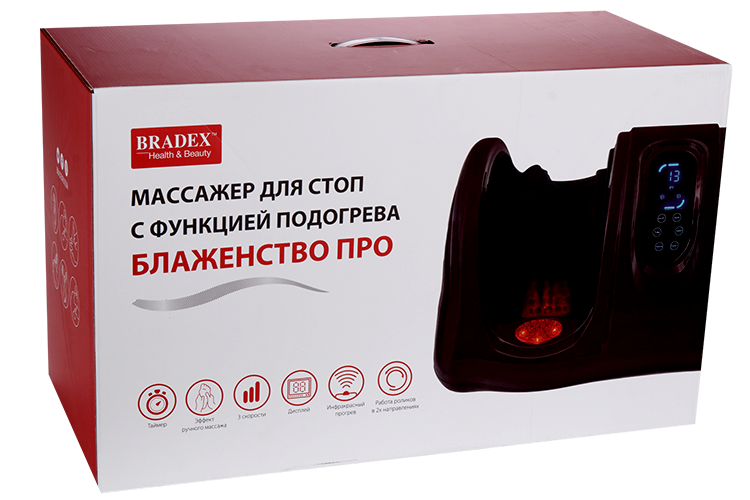 Массажер BRADEX д/ног электрический черный