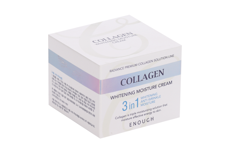 Крем ENOUGH Collagen Whitening Moisture Cream 3 in 1 д/лица антивозраст увлаж, 50 мл