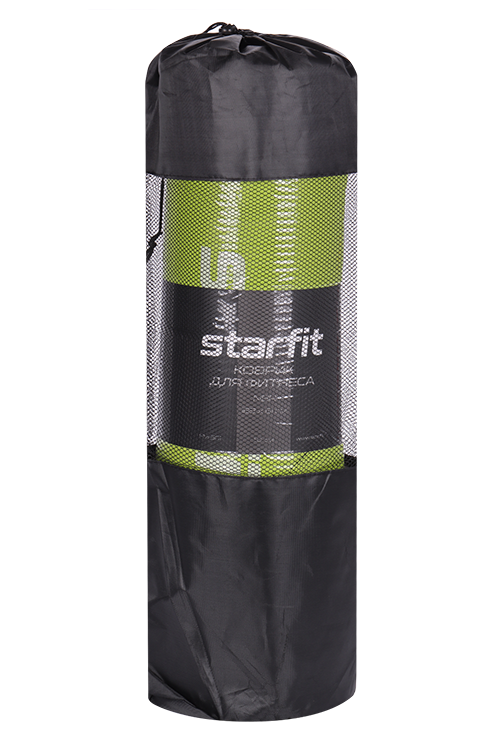 Коврик Starfit FM-301 д/фитнеса толщина 10 мм 61х183 см лаймовый