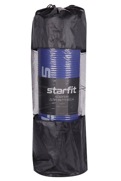 Коврик Starfit FM-301 д/фитнеса толщина 12 мм 61х183 см темно-синий