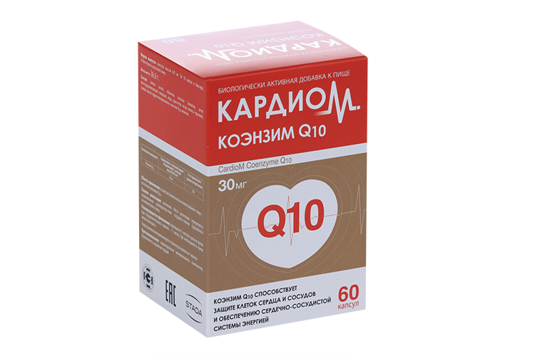 КардиоМ Коэнзим Q10, 610 мг, 60 шт, капсулы