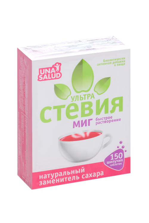 Стевия Ультра Миг, 100 мг, 150 шт, таблетки шипучие
