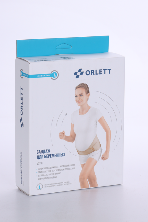 Бандаж Orlett ортопедич фиксир д/беременных MS-96 р XL, бежевый