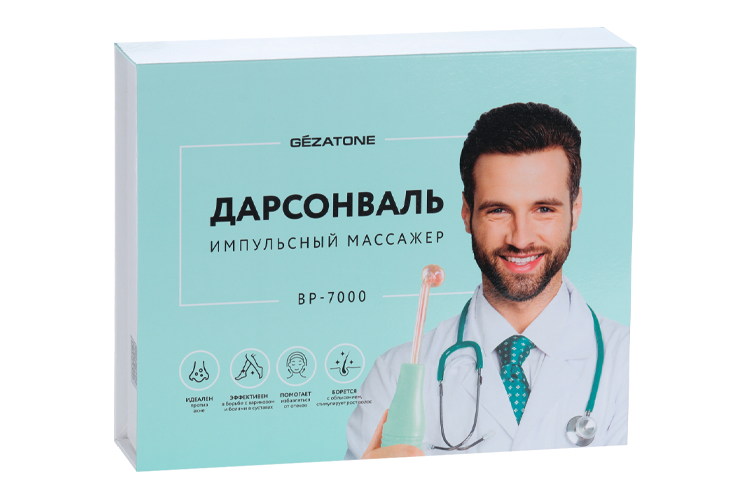 Аппарат дарсонваль д/ухода за волосами BP-7000 (Biolift4 203) бирюзовый Gezatone (1301290MG)