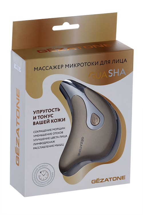 Массажер-скребок гуаша и микротоки д/лица m911 Gezatone (1301269)