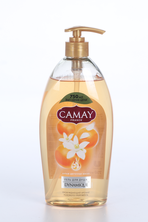 Гель CAMAY д/душа динамик аромат розового грейпфрута, 750 мл
