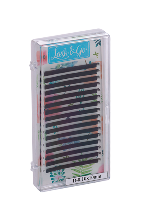 Ресницы Lash&Go д/наращивания D/0.10/10 mm 16 линий черные