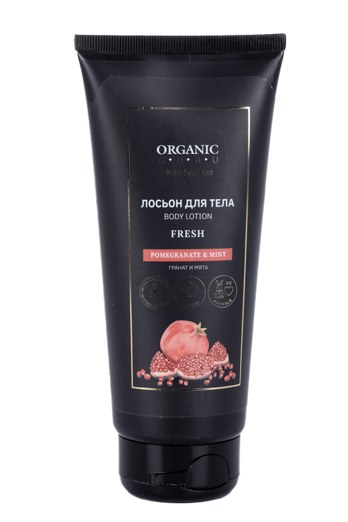 Лосьон д/тела Organic GURU MOOD POMEGRANATE & MINT, 200 мл