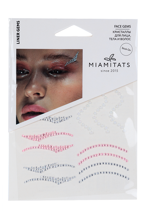 Кристаллы на клейком слое MIAMITATS CRYSTAL Liner gems (6981)