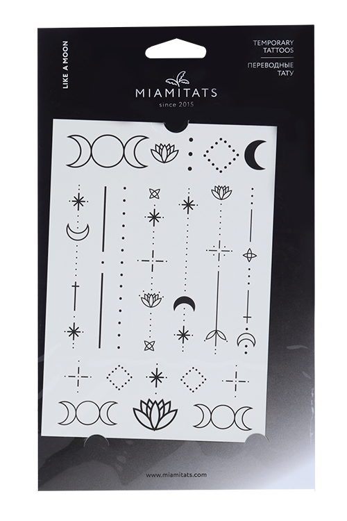 Тату переводные MIAMITATS Like a moon (middle) (4079)
