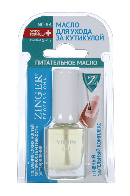Масло ZINGER д/ухода за кутикулой и ногтями NC84