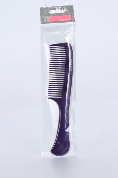 Расческа 22 см Dewal Beauty с ручкой фиолетовая DBFI6810