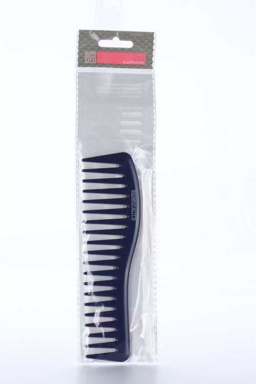 Гребень волна 18 см Dewal Beauty синий DBS6260