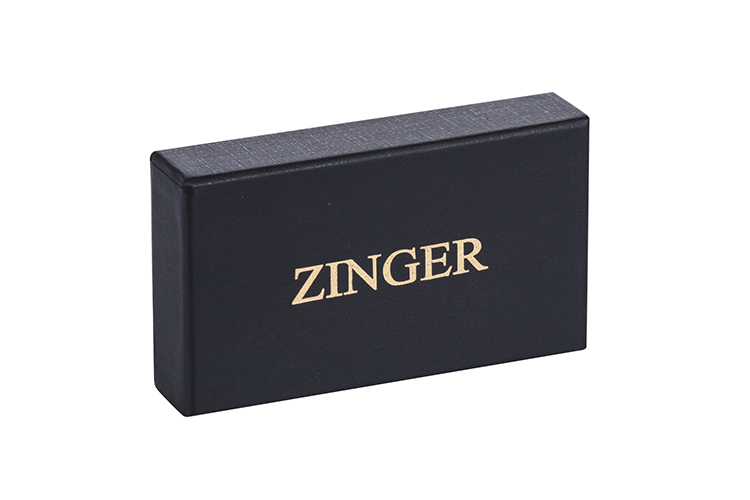 Набор маникюр ZINGER дорож MS-Z-4-G ф-р на кнопке кожа 6 предметов (0900/72)
