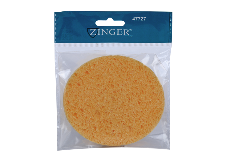 Спонж ZINGER д/снятия макияжа овальный (9,5х10,5) Puff201
