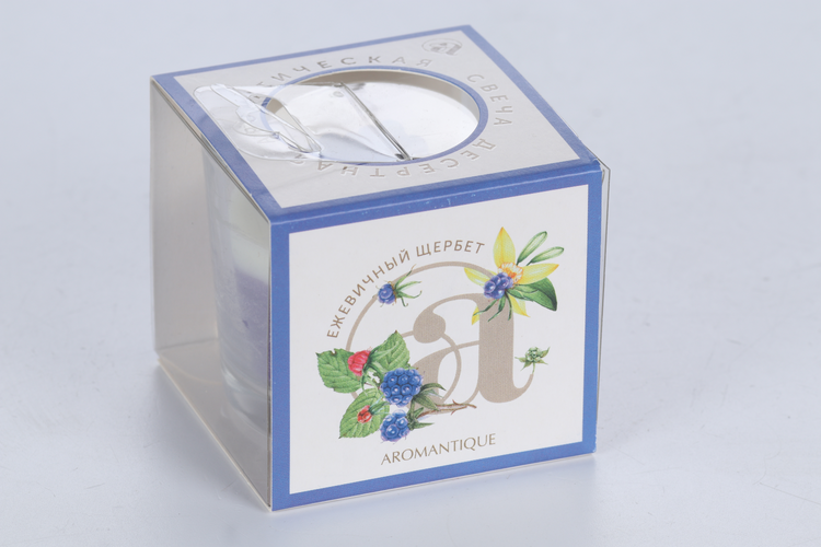Свеча ароматическая AROMANTIQUE ежевичный щербет (АМ40601) 60 г