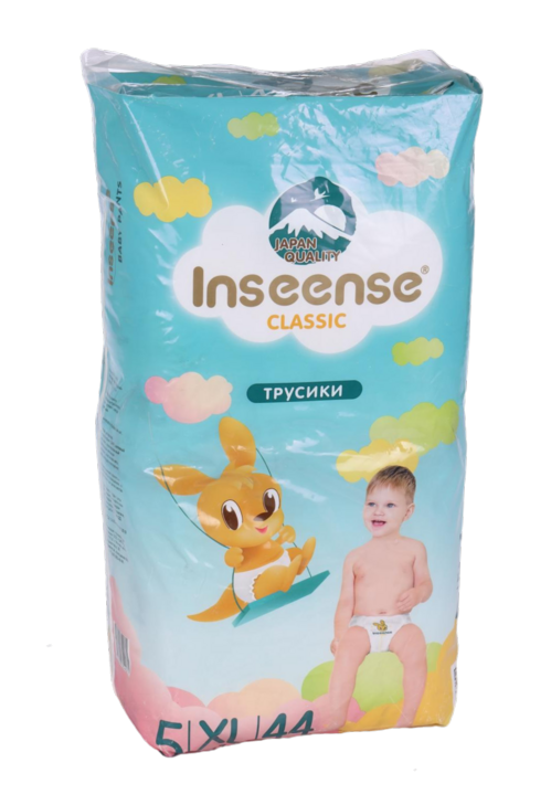 Трусики-подгузники Inseense Classic XL (12-17 кг), 44 шт, голуб