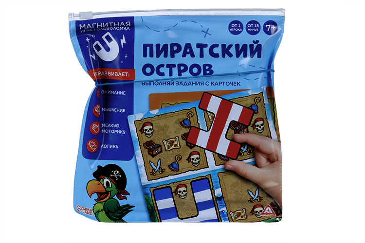 Магнитная игра ЛАС ИГРАС «Пиратский остров»