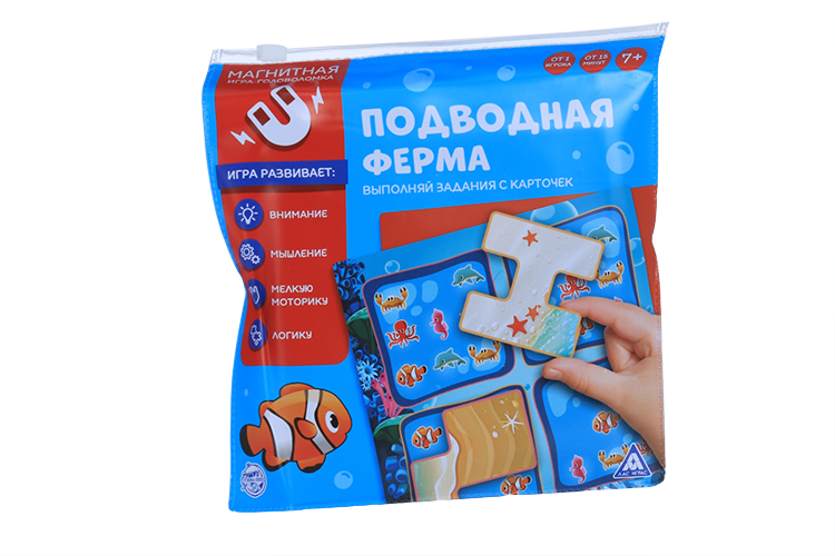 Магнитная игра ЛАС ИГРАС «Подводная ферма»