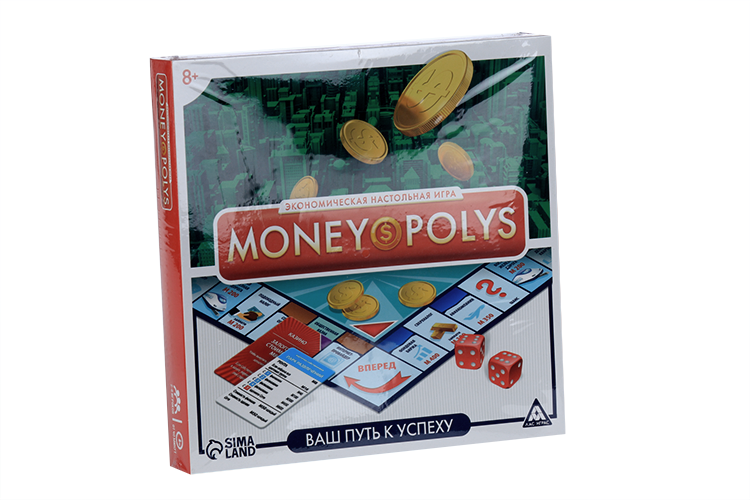 Настольная экономическая игра ЛАС ИГРАС «MONEY POLYS», 8+