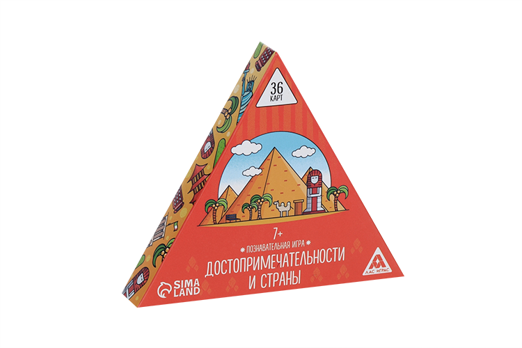 Познавательная игра ЛАС ИГРАС «Достопримечательности и страны», 36 карт, 7+
