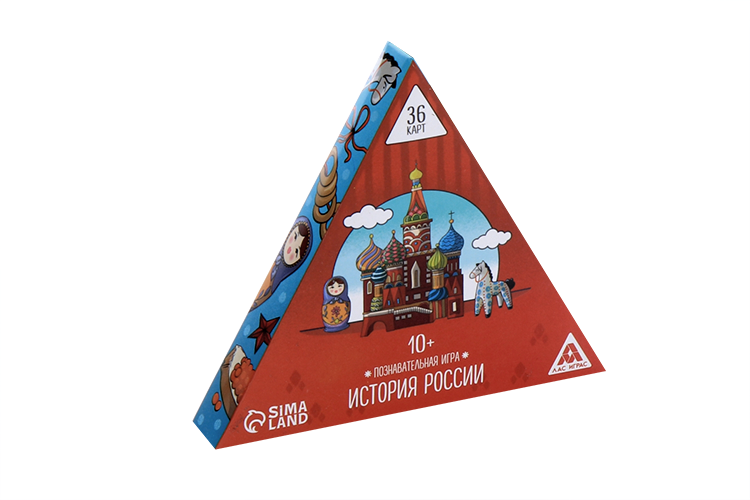 Познавательная игра ЛАС ИГРАС «История России», 36 карт, 10+