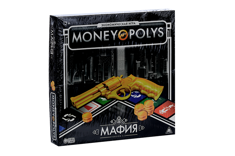 Экономическая игра ЛАС ИГРАС «MONEY POLYS. Мафия», 12+