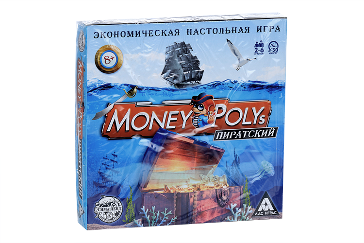 Экономическая игра ЛАС ИГРАС «MONEY POLYS. Пиратский», 8+