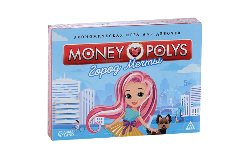 Экономическая игра д/девочек ЛАС ИГРАС «MONEY POLYS. Город мечты», 5+