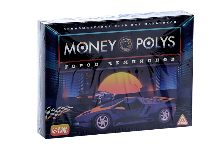 Экономическая игра д/мальчиков ЛАС ИГРАС «MONEY POLYS. Город чемпионов», 5+