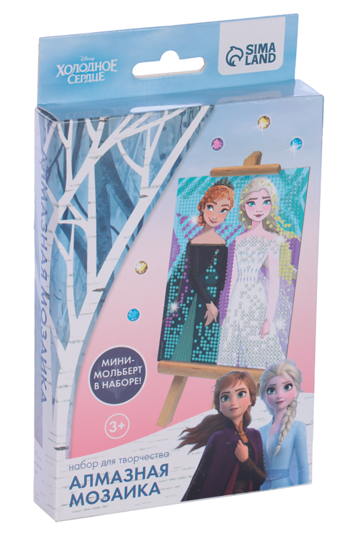Алмазная мозаика Disney д/детей «Анна и Эльза» Холодное сердце