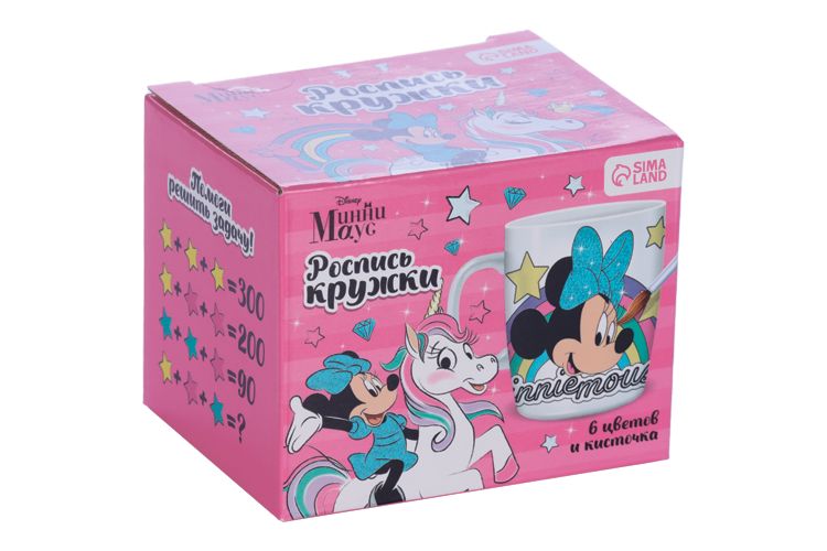 Набор Disney кружка под раскраску «Minnie mouse» Минни Маус