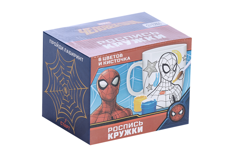 Кружка под роспись MARVEL «Spider-Man»‎, Человек-Паук, 250 мл