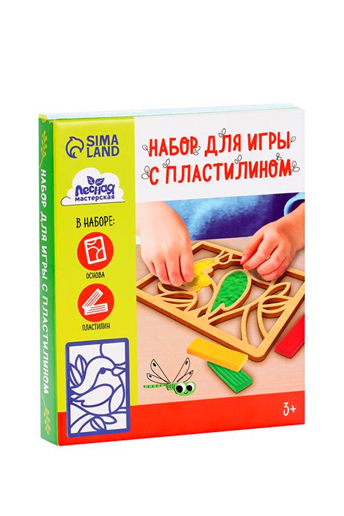 Пластилиновые картинки Лесная мастерская «Птичка»
