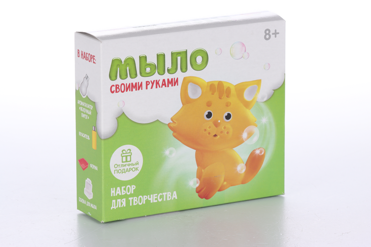 Набор Школа талантов д/творчества Мыло своими руками «Милый котик»