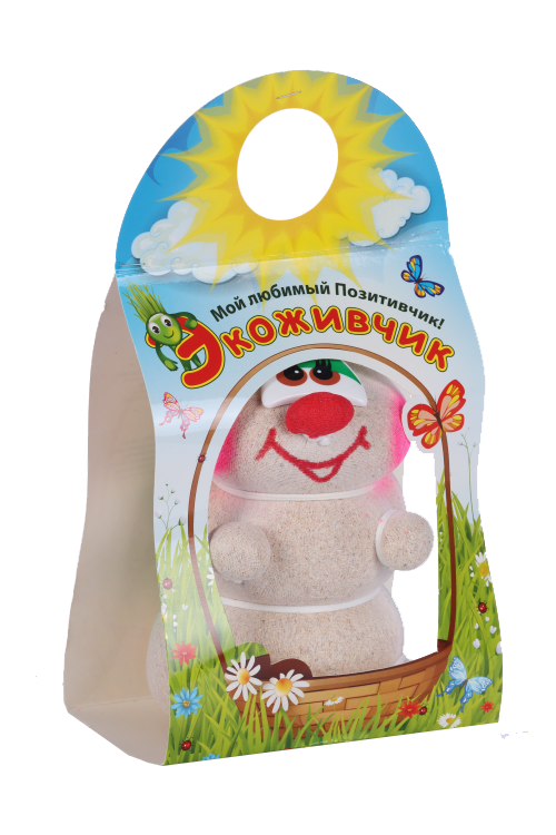 Растущая травка Экоживчик «Гусеница» микс