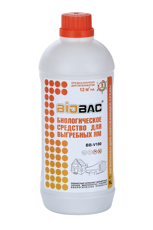 Средство д/выгребных ям Biobac BB-V 180 дней 1 л