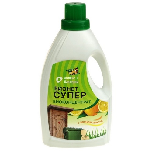 Средство д/всех видов туалет/мус баков Живые бактерии Биоконцентрат Бионет Супер лимон