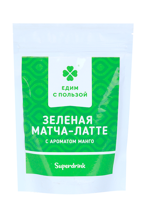 Матча-латте Едим с пользой Зеленая с манго, 200 г