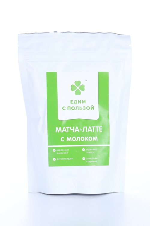 Матча-латте Едим с пользой с молоком, 200 г