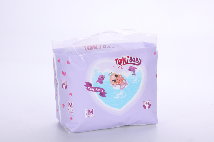 Подгузники-трусики TokiBaby дет M (6-11кг), 24 шт, (84224)