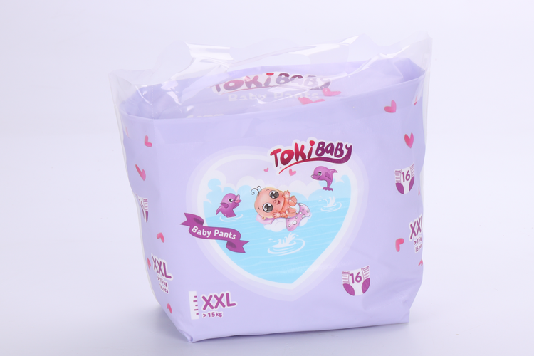Подгузники-трусики TokiBaby дет XXL (15+ кг), 16 шт